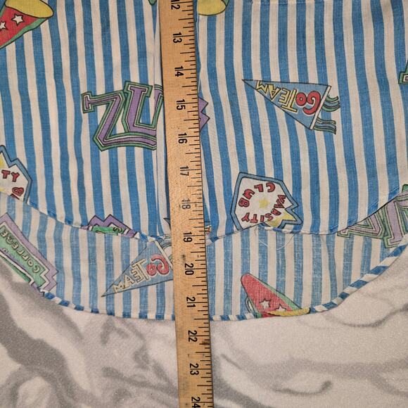 Vintage Fun Connections 80s Kids Short Sleeve Retro Button-Up Size 7 - Picture 8 of 12